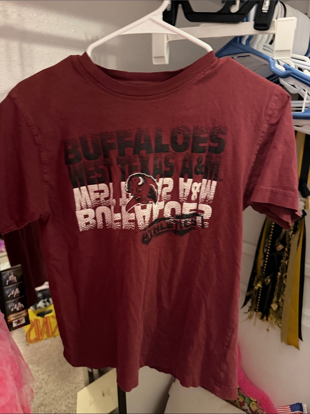 Buffaloes Graphic Tee in Maroon